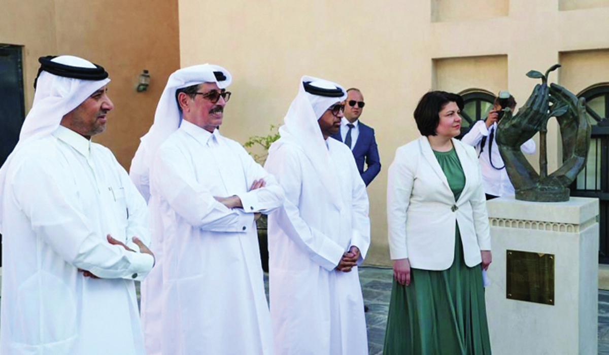 Moldovan Prime Minister Attends Inauguration of Qatari Moldovan Friendship Statute
